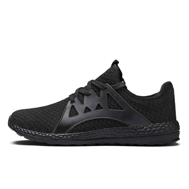 simplicity  lightweight running sneaker  knit upper sport men shoes