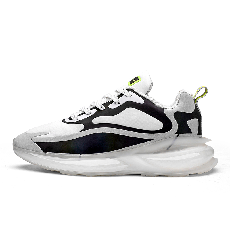 men shoes casual sport fashion design reflective strip shoes