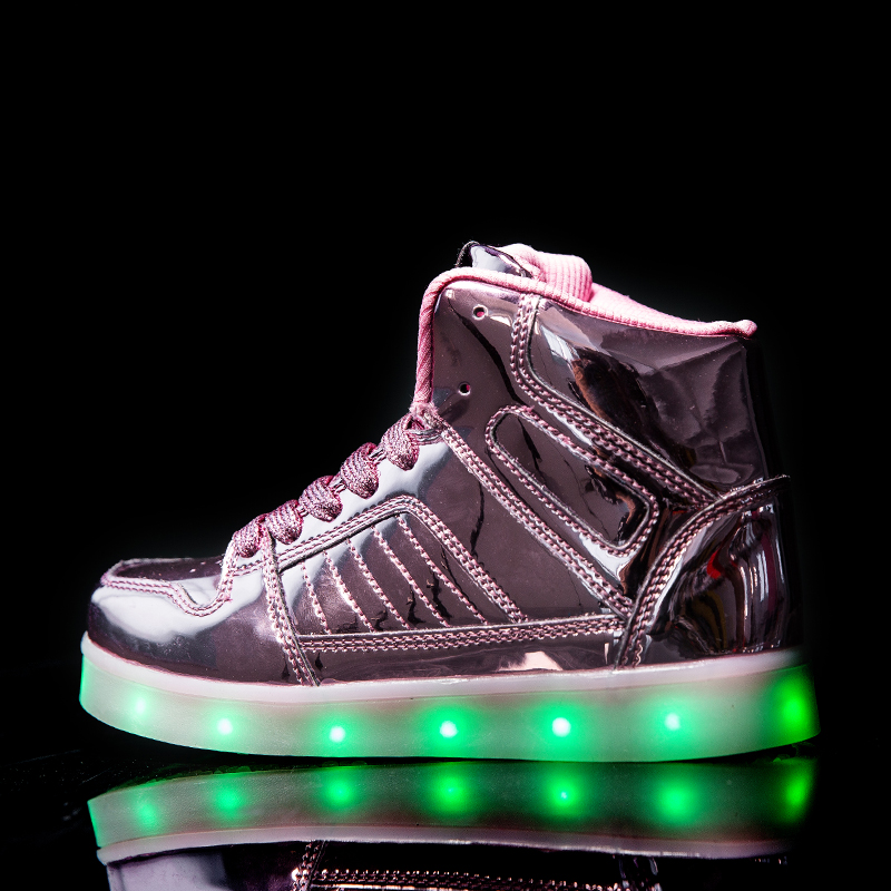 2019-2020  High quality creative colorful led kids shoes flashing light led shoes