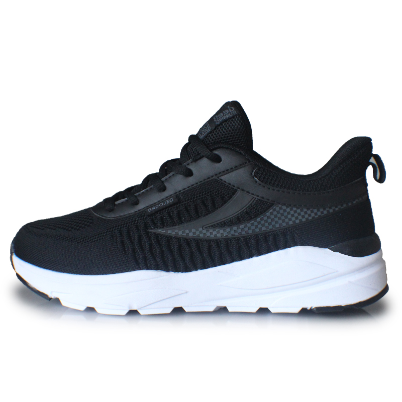 2020  fashionable simplicity breathable knit sport shoes