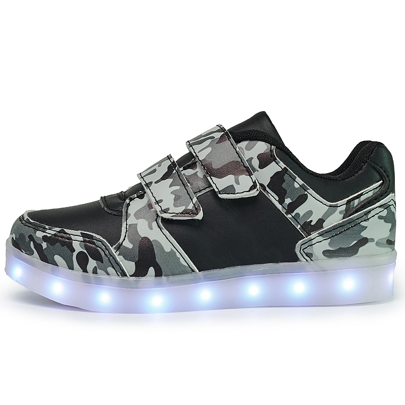 2018 Hot sale durable Factory Direct kids led flash shoes