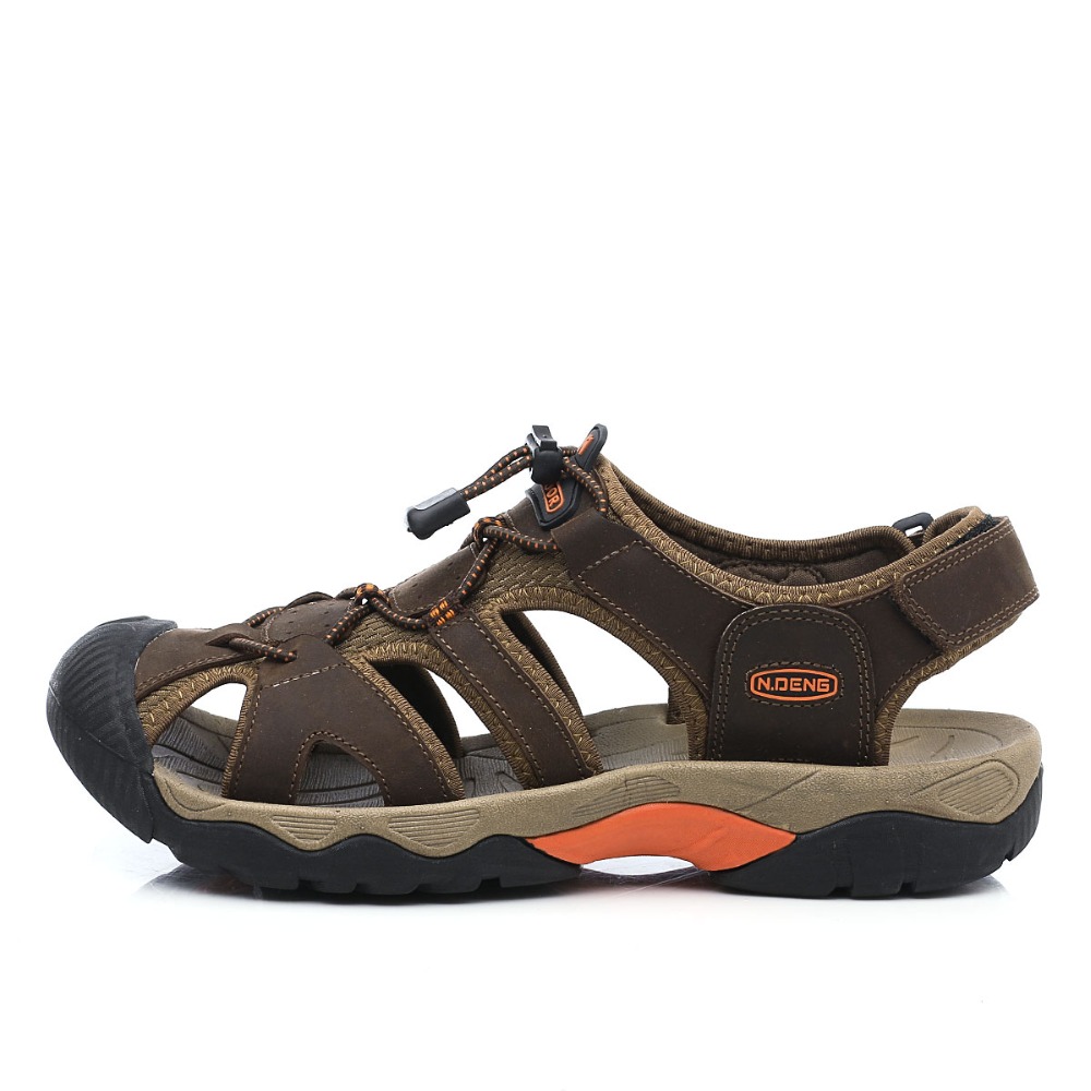 Customized durable rubber men sandals beach shoes for men