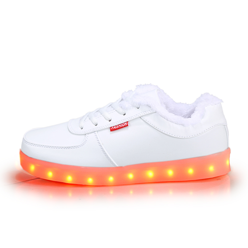 Fashionable stylish colorful light up shoes casual sport led shoes