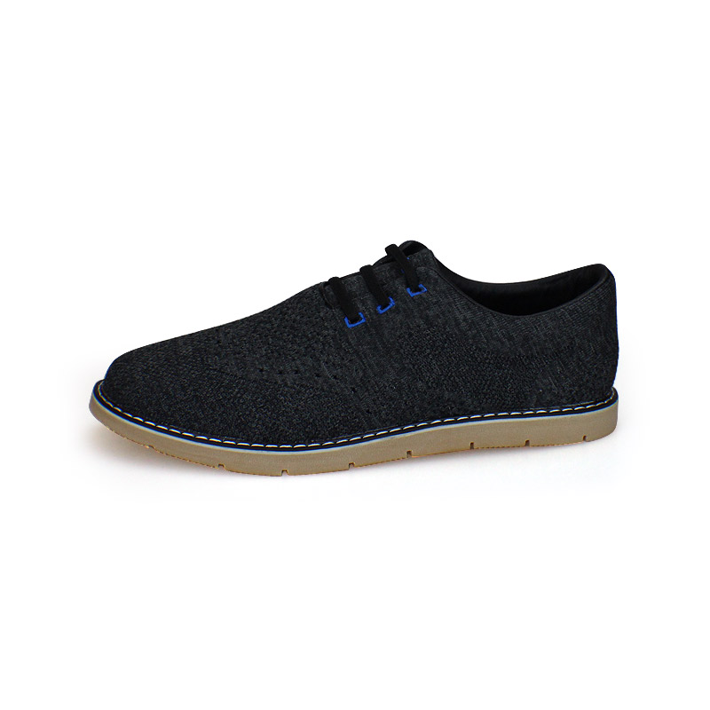 2018 Hot sale fancy stylish Factory Direct Knitted fabric casual shoes european men casual shoes