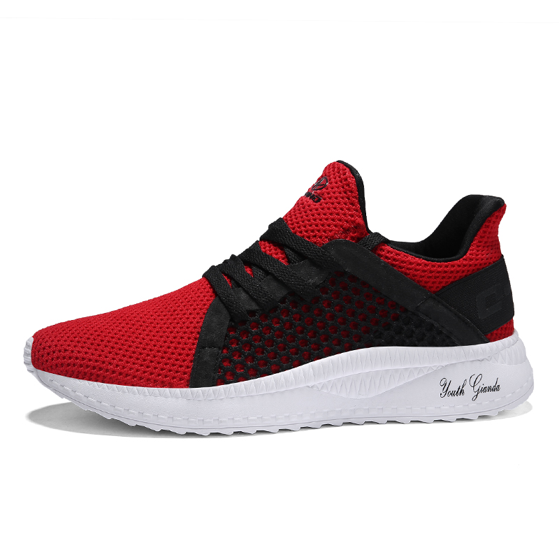 2021 own brand sneakers mens casual knitted shoes mens stylish casual shoes