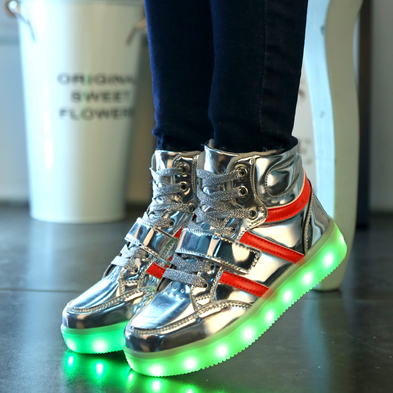 2018 Customized popular Factory Direct led light luminous led dance shoes