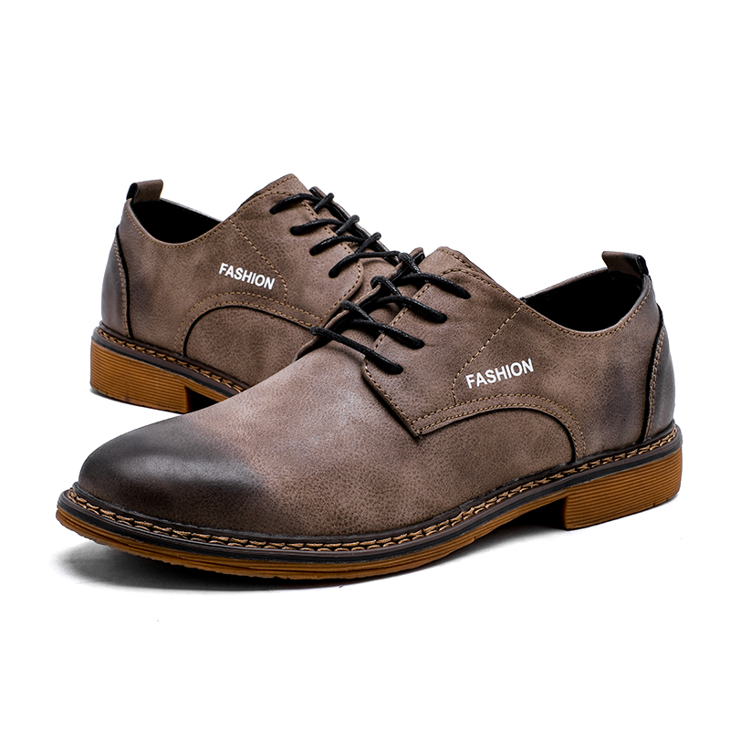 new design wholesale fashion genuine leather shoes men dress shoes