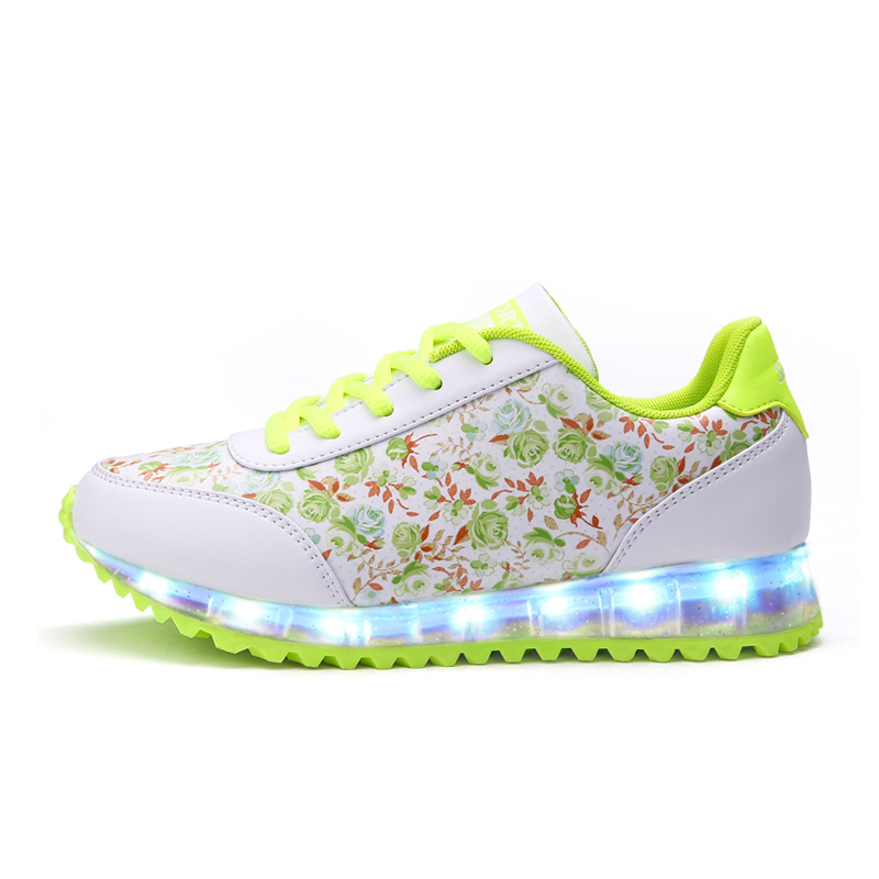 2018 Professional popular colorful women led shoes light up led shoes