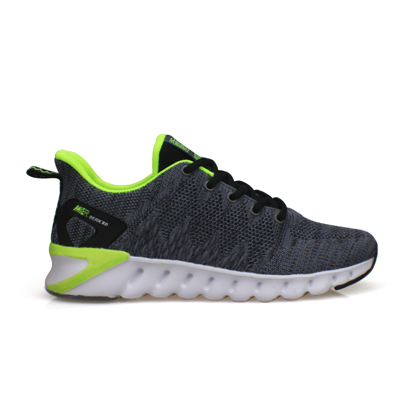 Wholesale cheap male sport shoes men casual knit  shoes