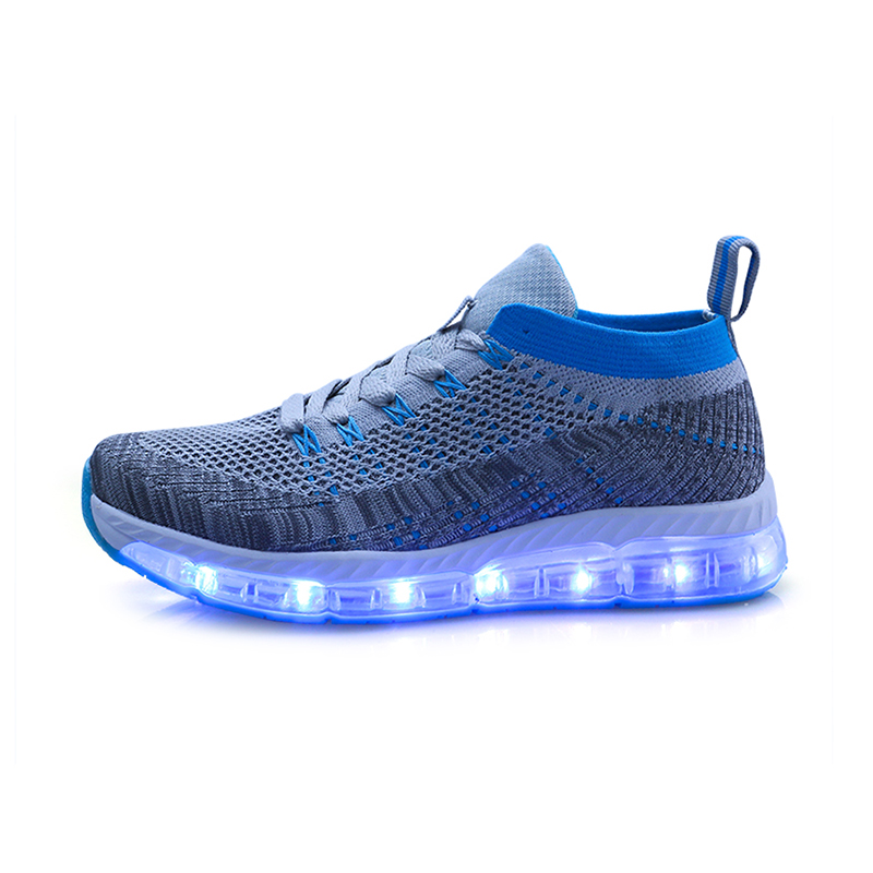 2018 Wholesale stylish Factory Direct Air Cushion rechargeable led shoes