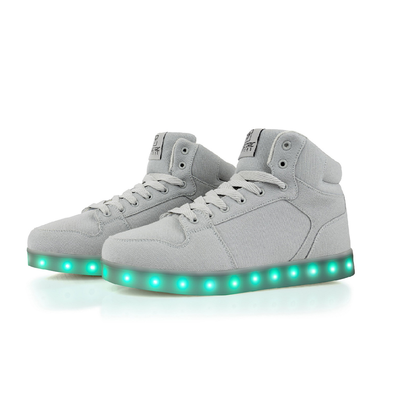 2018 Lowest price 'colorful Factory Direct men led shoes men high top led shoes