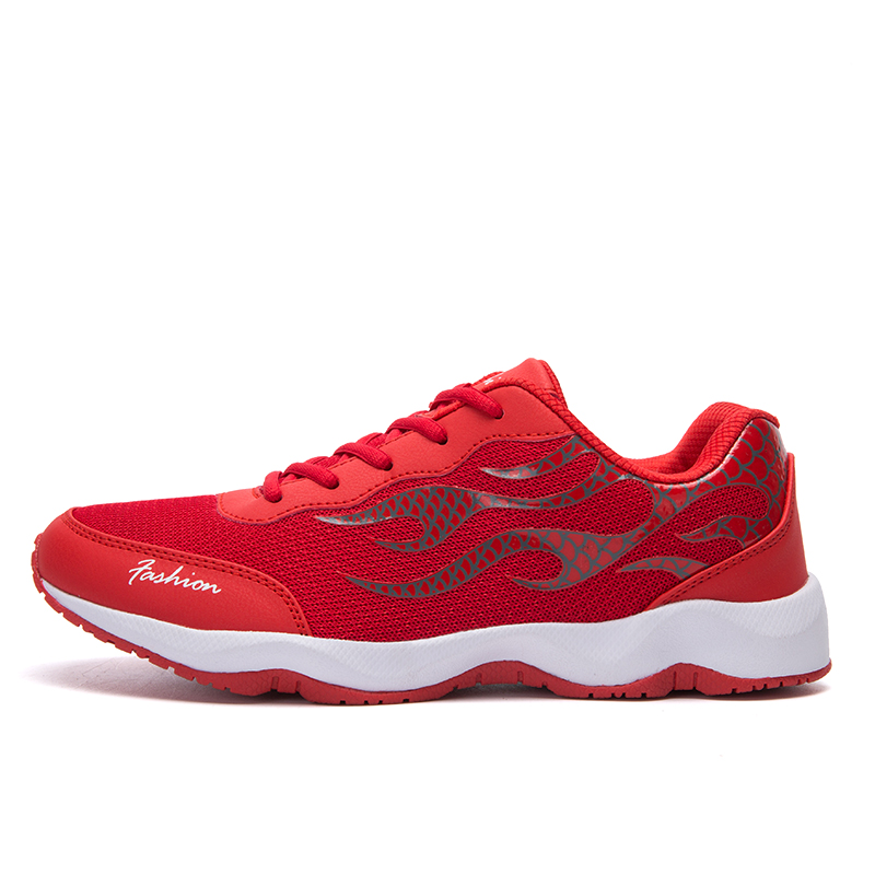lightweight red running shoes men trail sports shoes