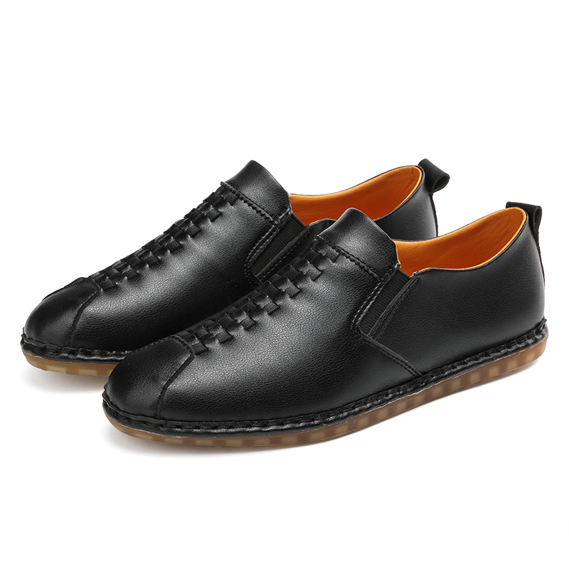 Lowest price breathable leather loafers mocassin driving man shoes