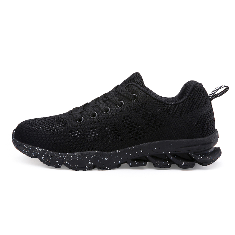 Jinjiang factory knitted upper air cushion men sports shoes and men's casual shoes