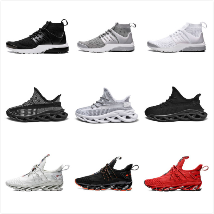 2021 Men's Running Casual Shoes Comfortable Sports Shoes Men Athletic Outdoor Cushioning Sneakers for Walking Light Summer EVA