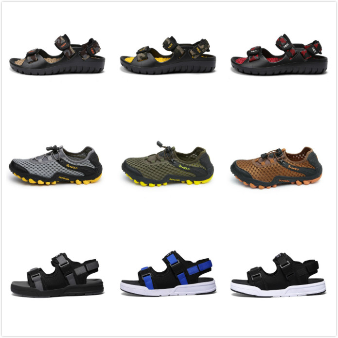 latest fashion quality cemented PU outdoor summer hiking men sandals